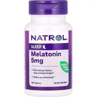 NATROL Мелатонин 5м г №60