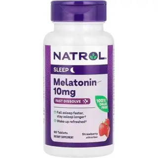 NATROL Мелатонин 10мг № 60 быстрорастворимые табл.