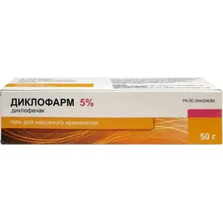 Диклофарм гель 5% 50 г. д/наруж.прим.