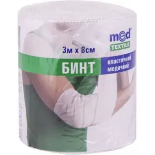 Бинт эластичный медицинский сред.раст. 3.5м х 8 см