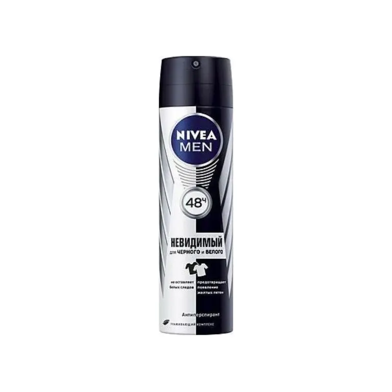 Nivea антиперспирант черное и белое невидимый original 150 мл