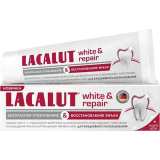 Lacalut White & Repair 75 мл паста зубная