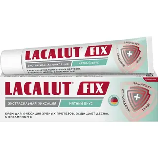 Lacalut FIX 40 мл крем д/фикс. зубн. протезов мятный вкус