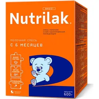 Нутрилак-2 смесь молочная сухая адап. 600г