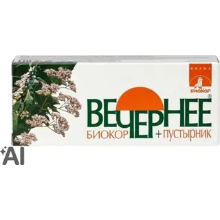 Вечернее валер. пустырник др 0,16 № 60