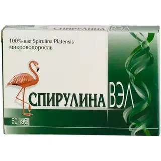 Спирулина-ВЭЛ 500 мг №60 табл.