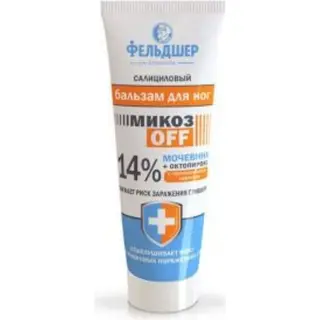 Фельдшер МикозOFF 14% мочевина 75 мл бальзам д/ног салициловый