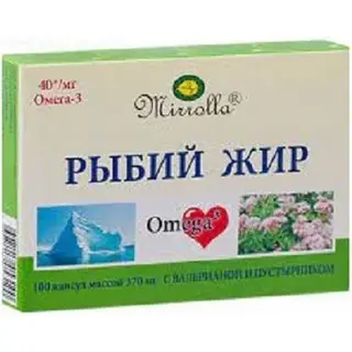 Рыбный жир валериана и пустырник N100 капсул