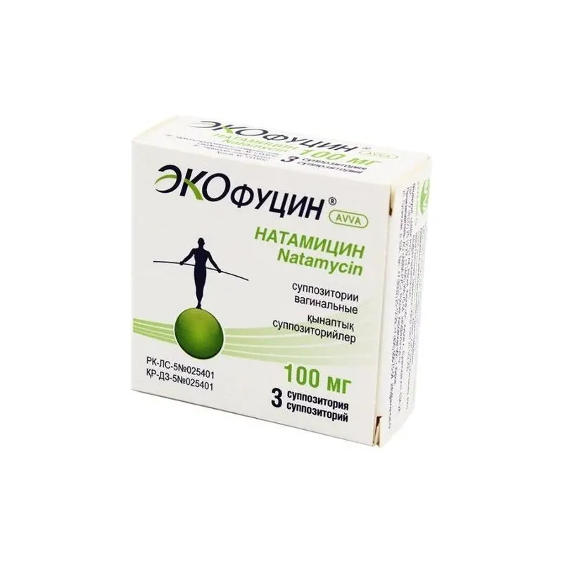 ЭКОФУЦИН AVVA 0,1 N3 СУПП ВАГИН