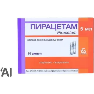 Пирацетам 20%/5 мл №10 раствор для инъекций в ампулах