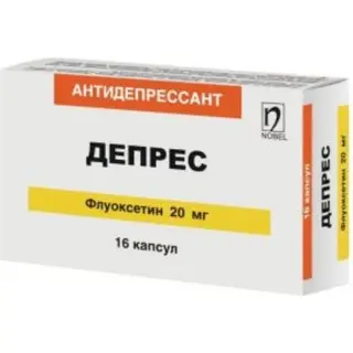 Депрес 20 мг №16 капс.