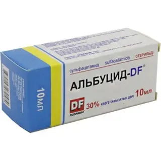 Альбуцид-DF (Сульфацил натрия) 30%, 10 мл, гл. капли