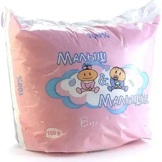 Вата Малыш и Малышка нестер. 100 гр.