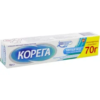 Корега Экстра сильный крем д/фиксации зуб. протезов 70 г мятный