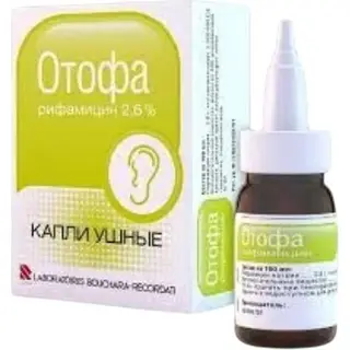 Отофа ушные капли 2,6% 10мл