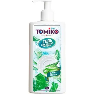 Tomiko Гель для посуды Алоэ вера 1л Томико