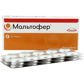 МАЛЬТОФЕР 0,1 N30 ТАБЛ ЖЕВАТ