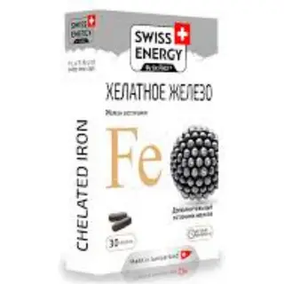 Swiss Energy Хелатное Железо №30 капс