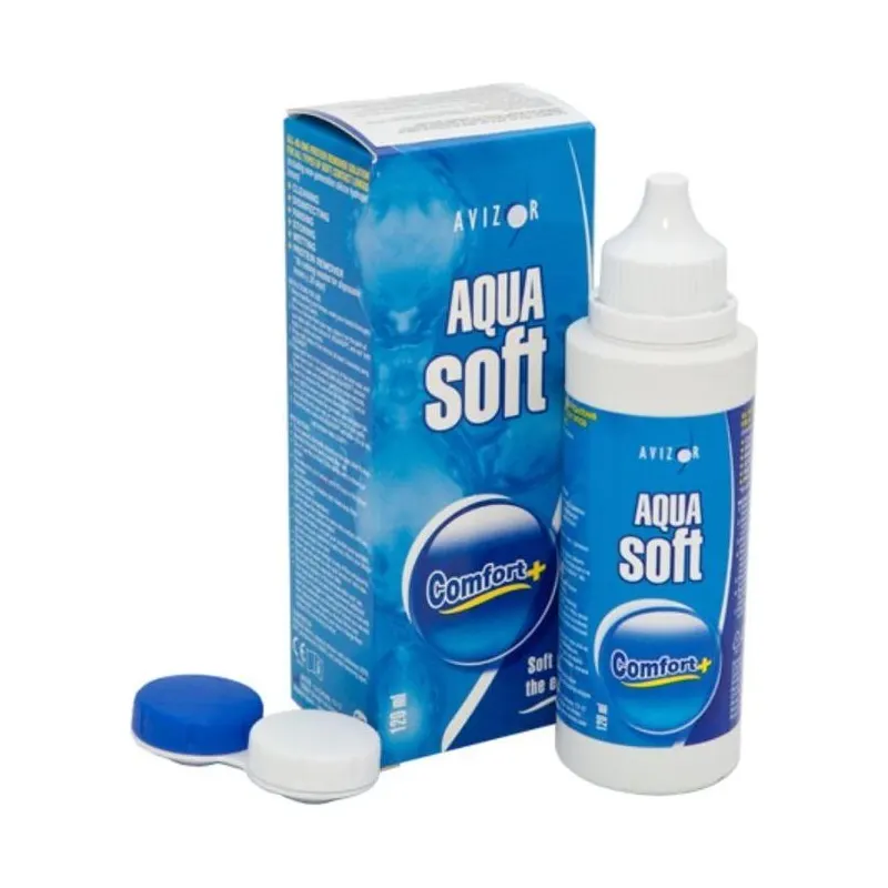 Раствор для линз Avizor Aqua Soft 350 мл, + контейнер