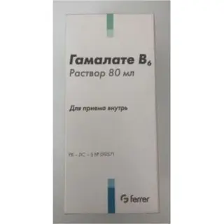 Гамалате В6 р-р 80,0 мл внутрь