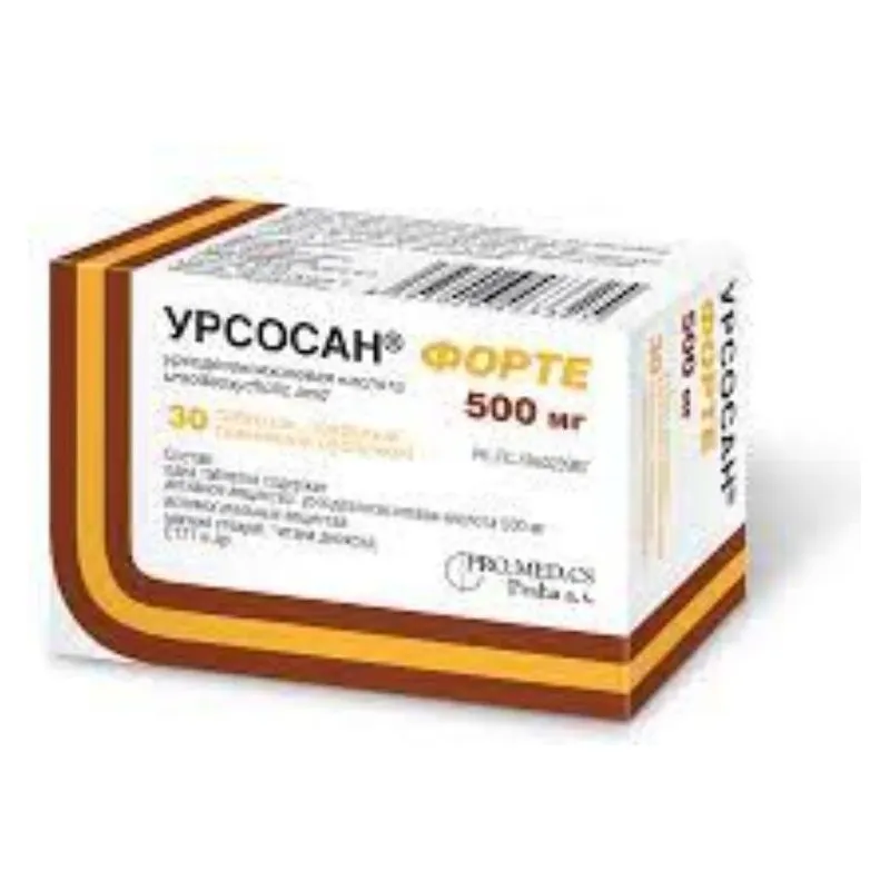 УРСОСАН ФОРТЕ 0,5 N30 ТАБЛ П/О