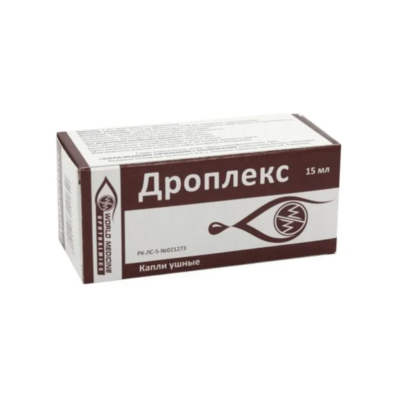 ДРОПЛЕКС 15МЛ УШНЫЕ КАПЛИ