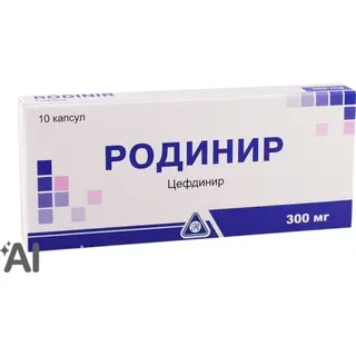 Родинир 300 мг №10 капс.