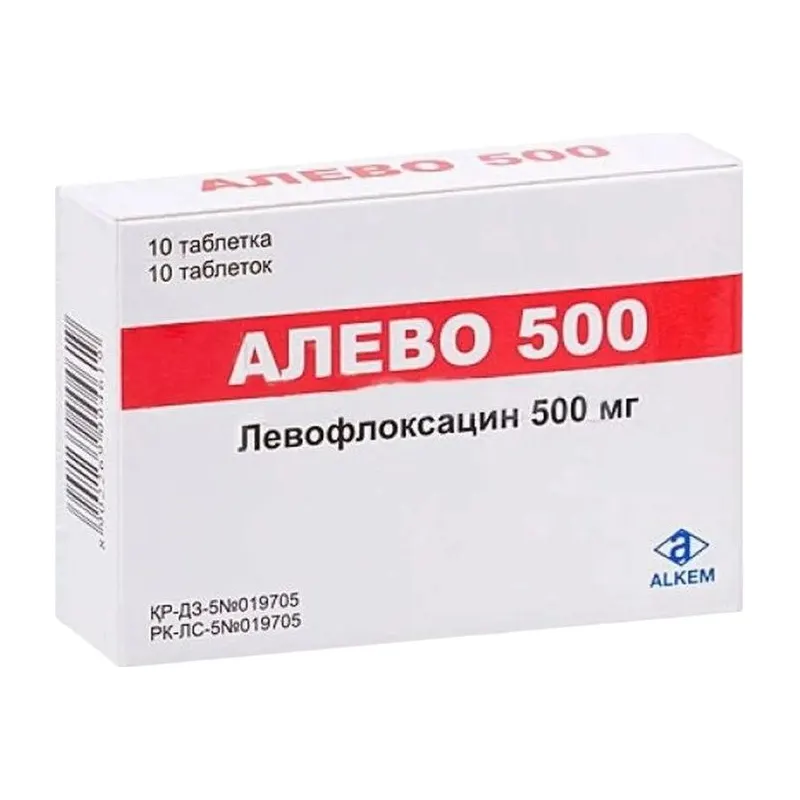 Алево 500 мг, №10, табл.